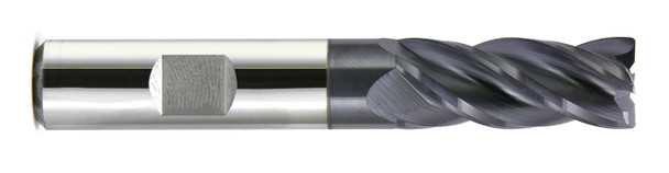 1/2 End Mill  Powdered Metal High Performance  Variable Index  4 Flute (cc)- Naco - 13005