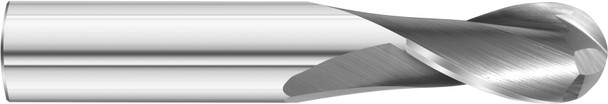 7/8 Solid Dura-carb End Mill Standard Length Ball Se - 32109