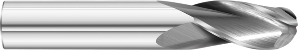 31/64 Solid Dura-carb End Mill Standard Length Ball Se - 32977