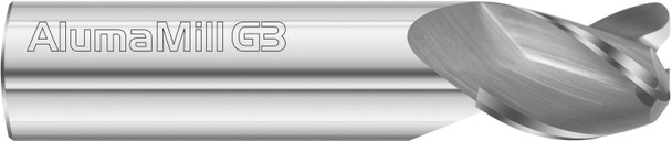16.00 Mm Solid Dura-carb Alumamill G3 Stub Length Corner Radius Se - 27659