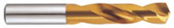 Hss(m42) Stub Length Din1897 Split Point Drills Tin Coated - D4107023