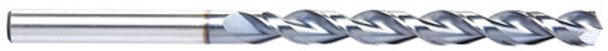 Hssco5 Parabolic Flute Taper Length Straight Shank Drill Ticn Coated - DX517006