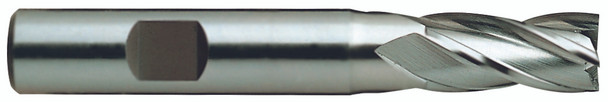 4 Flute Regular Length Center Cut Ticn Coated 8% Cobalt - 07445CC