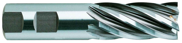 6 Flute Regular Length Center Cut Ticn-coated 8% Cobalt - 07478CC