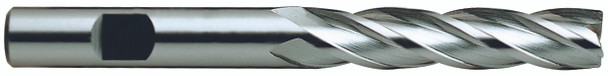 4 Flute Long Length Center Cut Ticn Coated 8% Cobalt - 08337CC