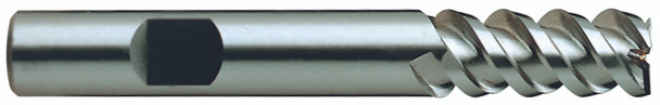 3 Flute Regular Length 60 Deg Helix Tin Coated 8% Cobalt - 20337CN