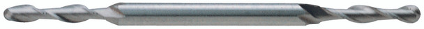 2 Flute Long Length De Ball Nose Miniature Tin Coated 8% Cobalt - 57268CN