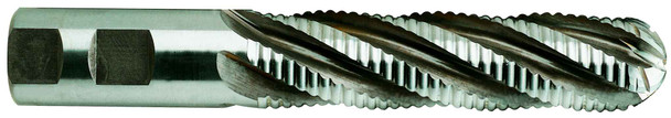 4 Flute Regular Length Ball Nose Rougher Tin Coated 8% Cobalt - 68321CN