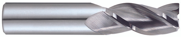 3 Flute Regular Length 35 Deg Helix Tin Coated Carbide - 56573TN