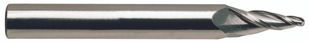 3 Flute Regular Length Ball Nose Tapered Carbide - 88584