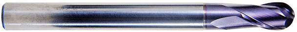 2 Flute Medium Length Ball Nose W/ Neck X-power Carbide - 93523