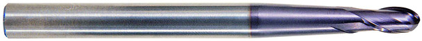 2 Flute 30 Deg Helix Taper Neck Ball Nose X-power Carbide - 93527