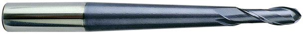 2 Flute Pencil Neck Ball Nose 30 Deg Helix X-power Carbide - 93535