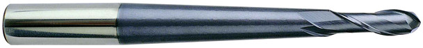 2 Flute Pencil Neck Ball Nose 30 Deg Helix X-power Carbide - 93541