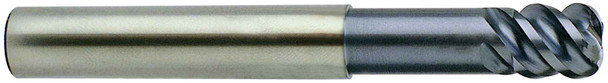 4 Flute Stub Length 55 Deg Helix Corner Radius X-power Carbide - 93547