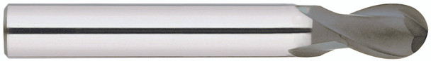 2 Flute Regular Length Ball Nose Diamond Coated Carbide - 99572