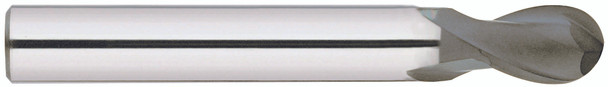 2 Flute Regular Length Ball Nose Diamond Coated Carbide - 99573