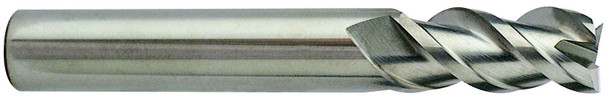 3 Flute Regular Length 45 Degree Helix Corner Radius Alu-power - 28600-190
