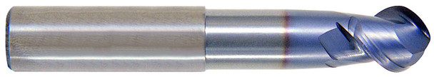 2 Flute Regular Length 50 Degree Helix Ball Alu-power - 37598
