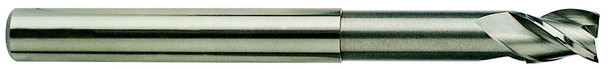 3 Flute 37 Degree Helix 0.120 Radius & Extended Neck Ticn Coated Alu-power - EA10321C