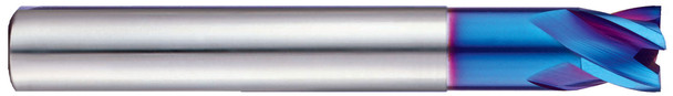 4 Flute Stub 30 Degree Helix Corner Radius W/ Extended Neck X-5070 Carbide End Mill - G85016