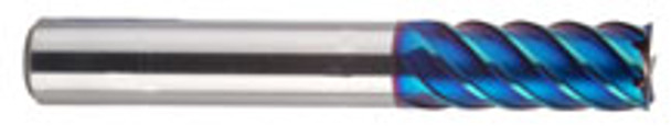 6 Flute 45 Degree Helix Corner Radius X-5070 Carbide End Mill - G85140
