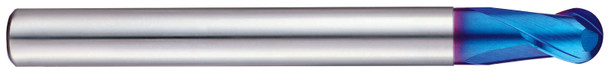 2 Flute Se Stub Cut Ball Nose Extended Neck X-5070 Power Carbide End Mill - G8A38050