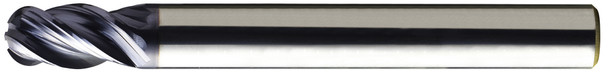 V7 Mill Inox 4 Flute Long Length Ball Carbide End Mill - EMB74060