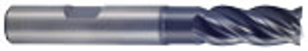 V7 Plus 4 Flute Multiple Helix Regular Length Corner Radius Flat End Mill - GMF63938