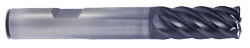 V7 Plus A 6 Flute Multiple Helix Corner Radius Flat Shank End Mill - UGMG23948