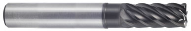 V7 Plus A 6 Flute Multi Helix Corner Radius Extended Neck End Mill - UGMH09937