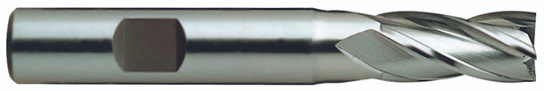 1/8  Spoon Cutter-c/c-se-38º Helix-for Aluminum & Non Ferrous Machining-3 Flute-zrn Coated - 99098