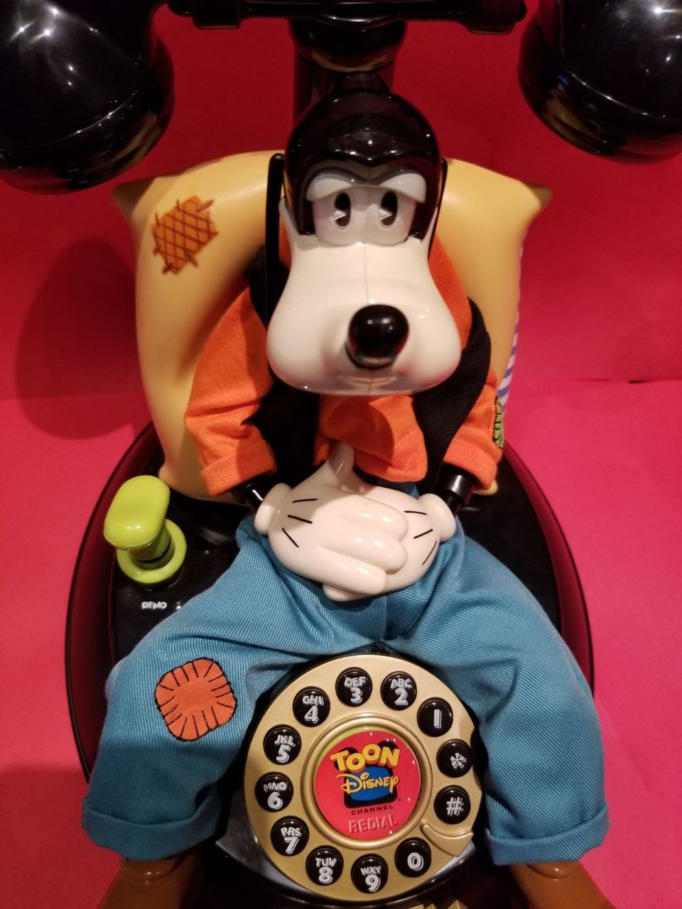 Disney Goofy's Animated Talking Telephone Phone Telemania Goofy