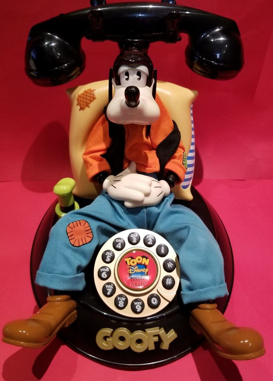 グーフィー　テレフォン TELEMANIA テレマニア Disney グーフィー トーキングテレフォン