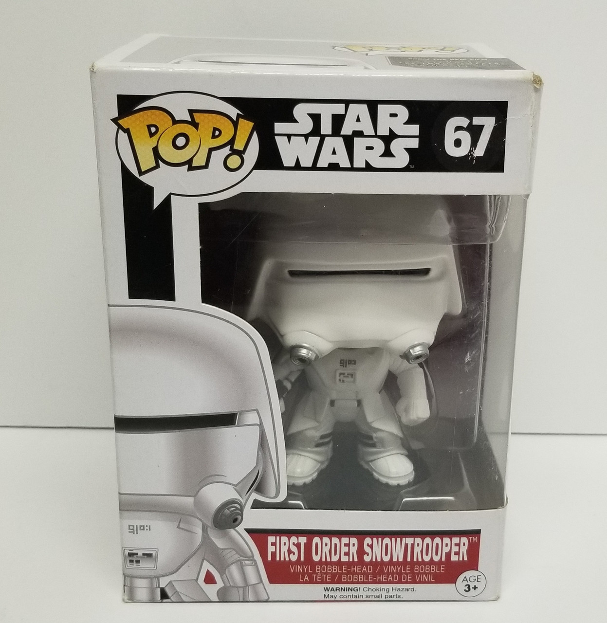 First Order Snowtrooper Vinyl Bobble-Head Funko Funko Pop Star Wars #67 