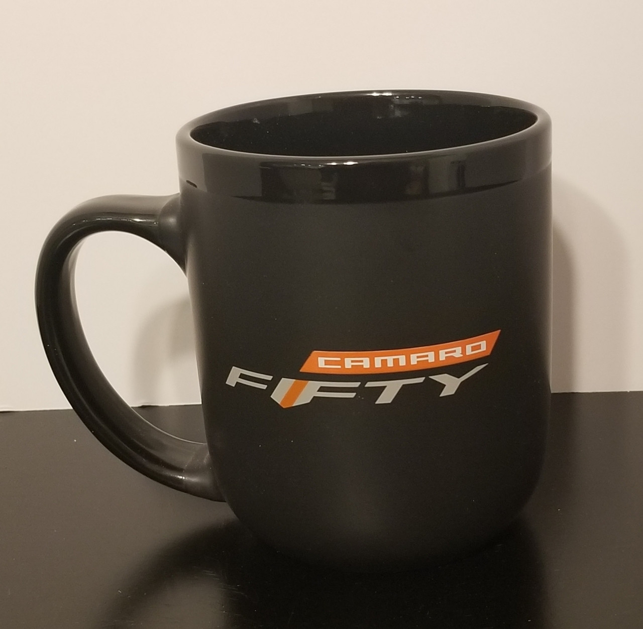 GM Camaro FIFTY Black MATTE & Orange Modelo Mug - Annie Rooster's Sally  Ann's Antiques, Collectibles And More...