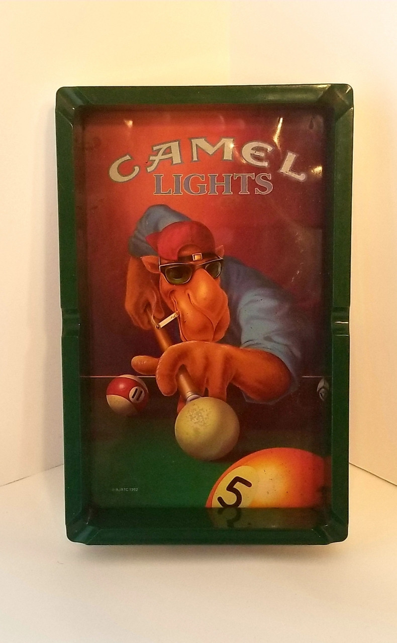 Vintage Marlboro Coleman Thermos - Camel Ashtray