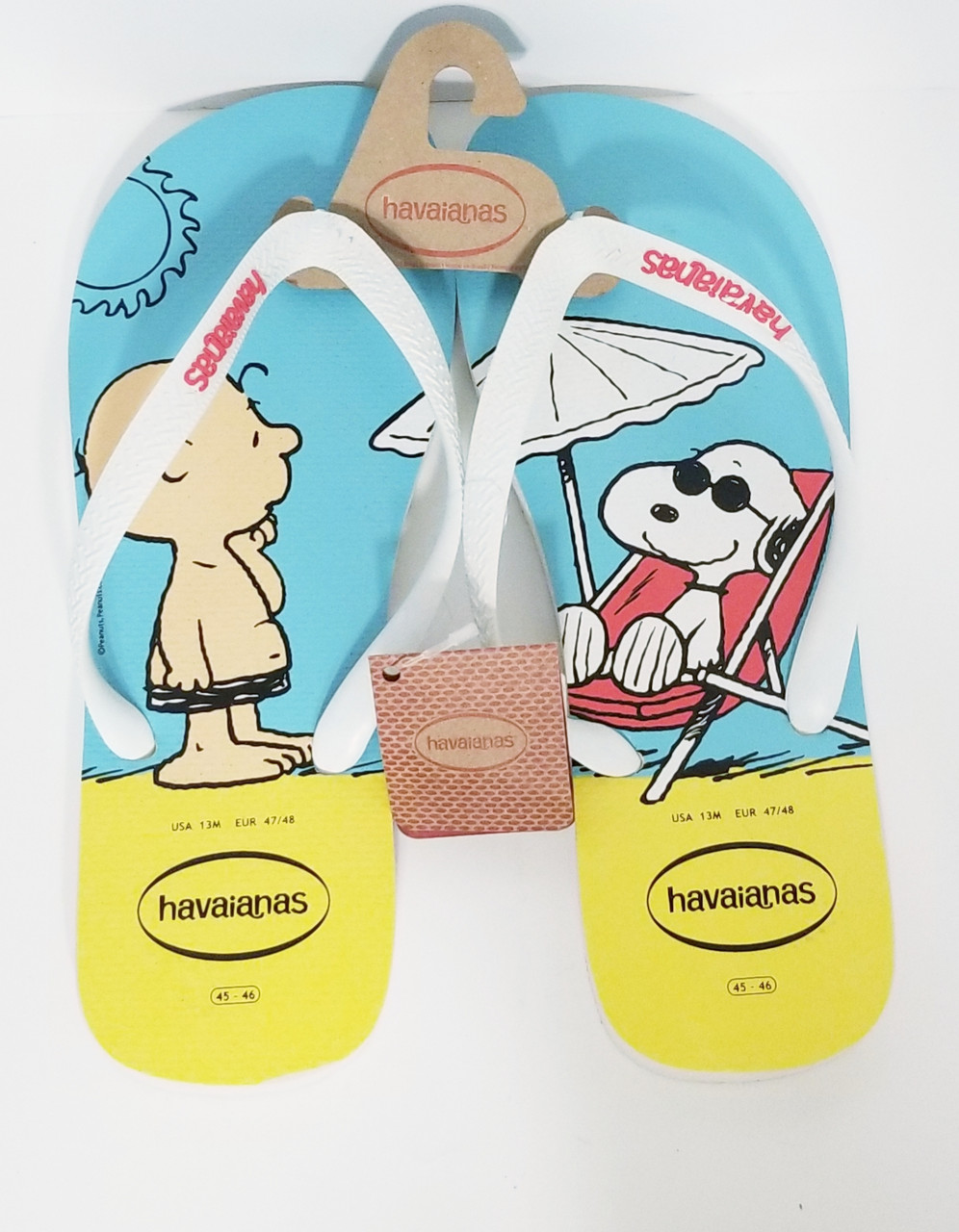 Charlie Snoopy Havaianas Flip Flops MEN s Size 13 Annie