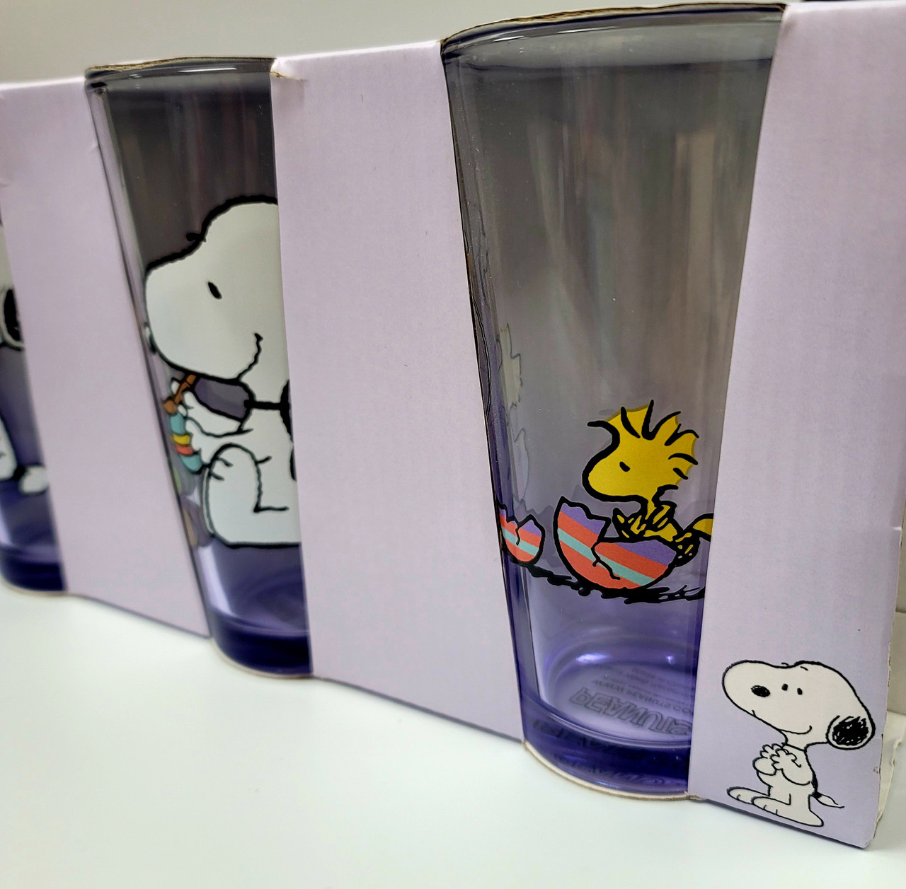 Peanuts Drinking Glass, Set of 4