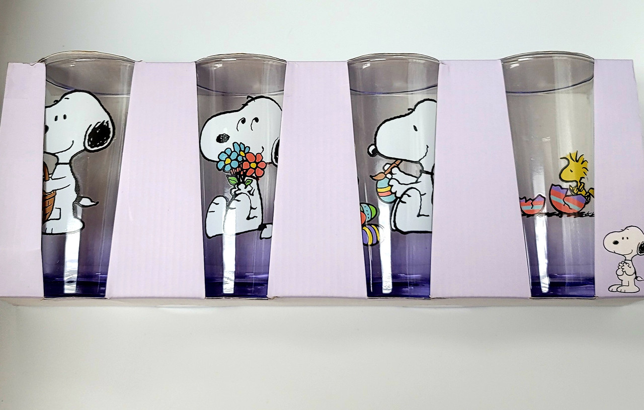 Peanuts Drinking Glass, Set of 4