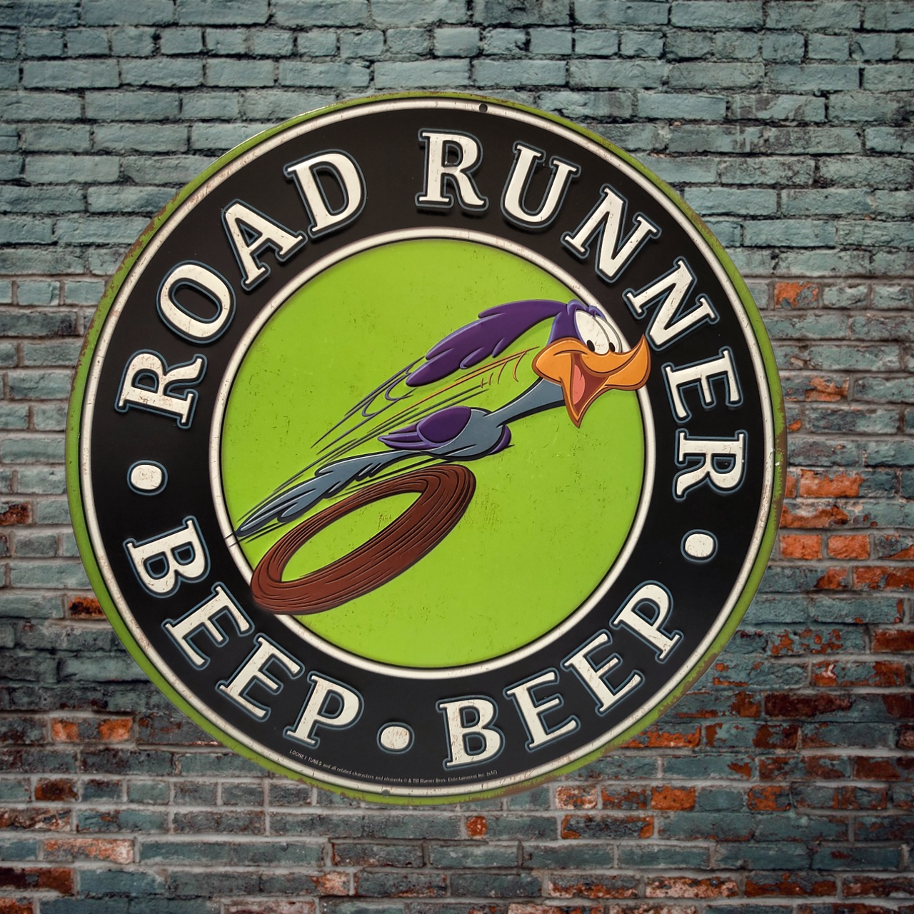 Road Runner Beep Beep Metal Sign