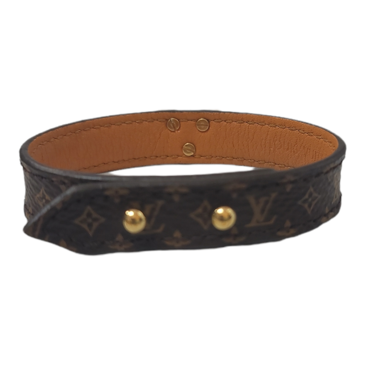 Louis Vuitton Essential V Bracelet - Brown, Brass Wrap, Bracelets -  LOU812571