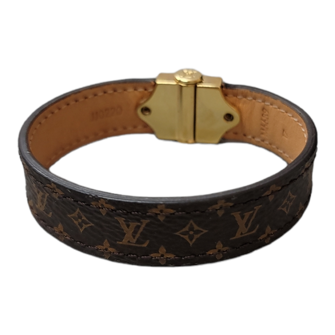 Buy Pre-Owned LOUIS VUITTON Nano Bracelet Monogram Canvas 17