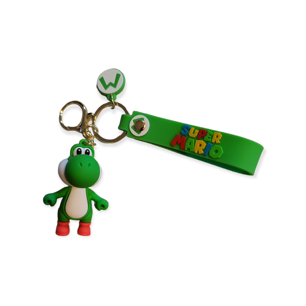 Super Mario Bros Green Yoshi Keychain - Annie Rooster's Sally