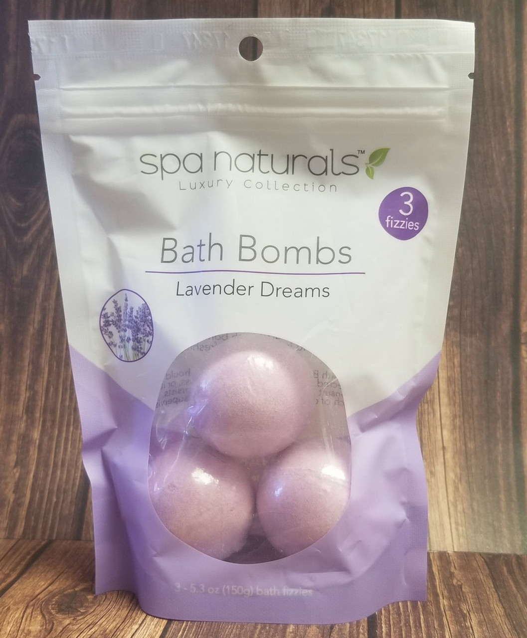 spa naturals luxury collection bath bombs