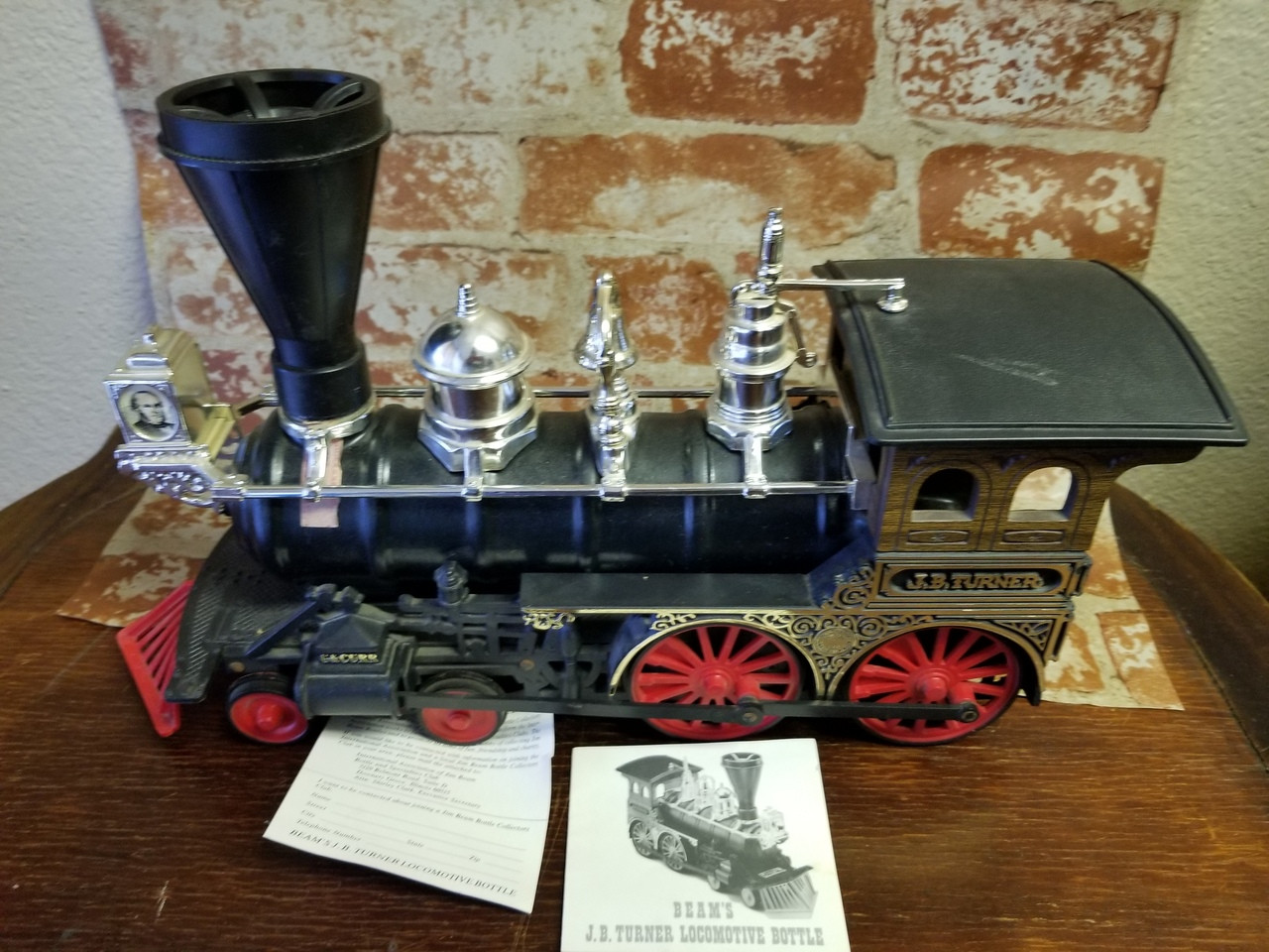 JIM Beam's J.B. Turner Locomotive Porcelain Bottle 1853 - Annie