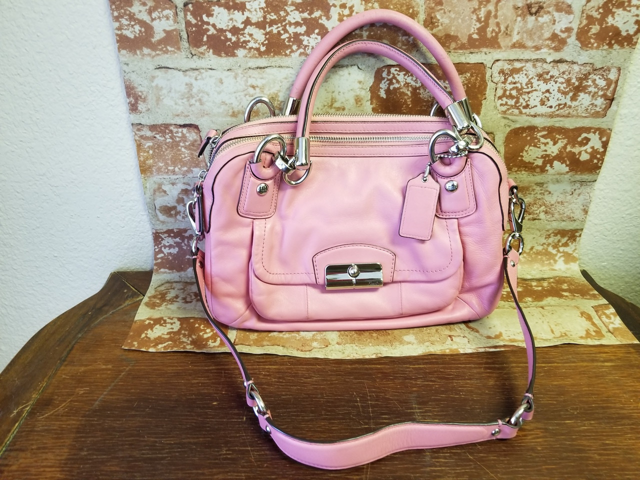 レディースファッション 美品 COACH クリスティン Kristin 2WAY レザー 