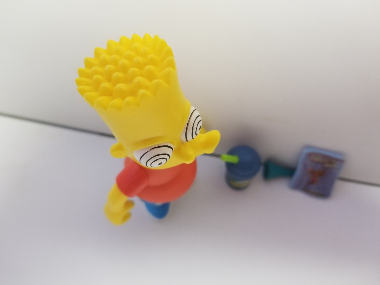 The Simpsons - Brain Freeze Bart World of Springfield Playmates 