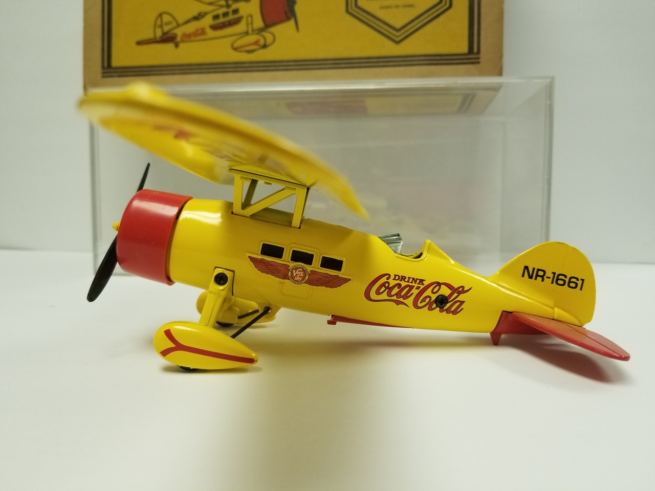 【希少】COCA COLA 1929 LOCKHEED AIR ダイキャスト ERTL Coca Cola 1929 Lockheed Air Express Plane Diecast Metal