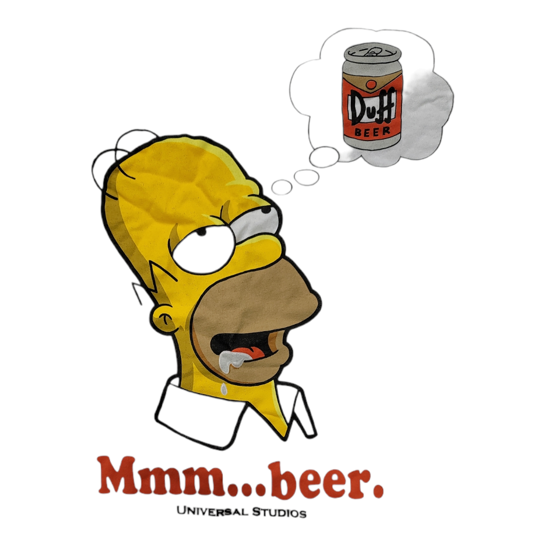 Homer Simpson Mmm beer 2XL T Shirt Universal Studios Exclusive homer-simpson-mmm-beer-2xl-t-shirt-universal-studios-exclusive